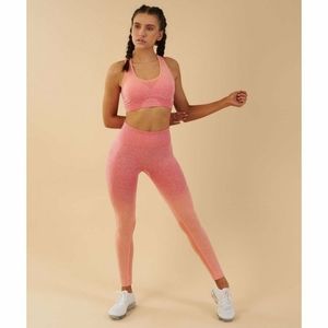 Gymshark Set Ombre Peach Coral Small